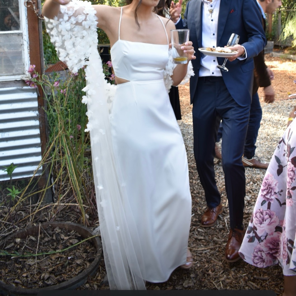 Stella Cut Out Gown In Ivory - Nookie S